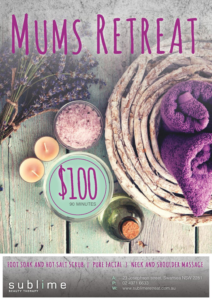 Mums Retreat - Mothers Day Package